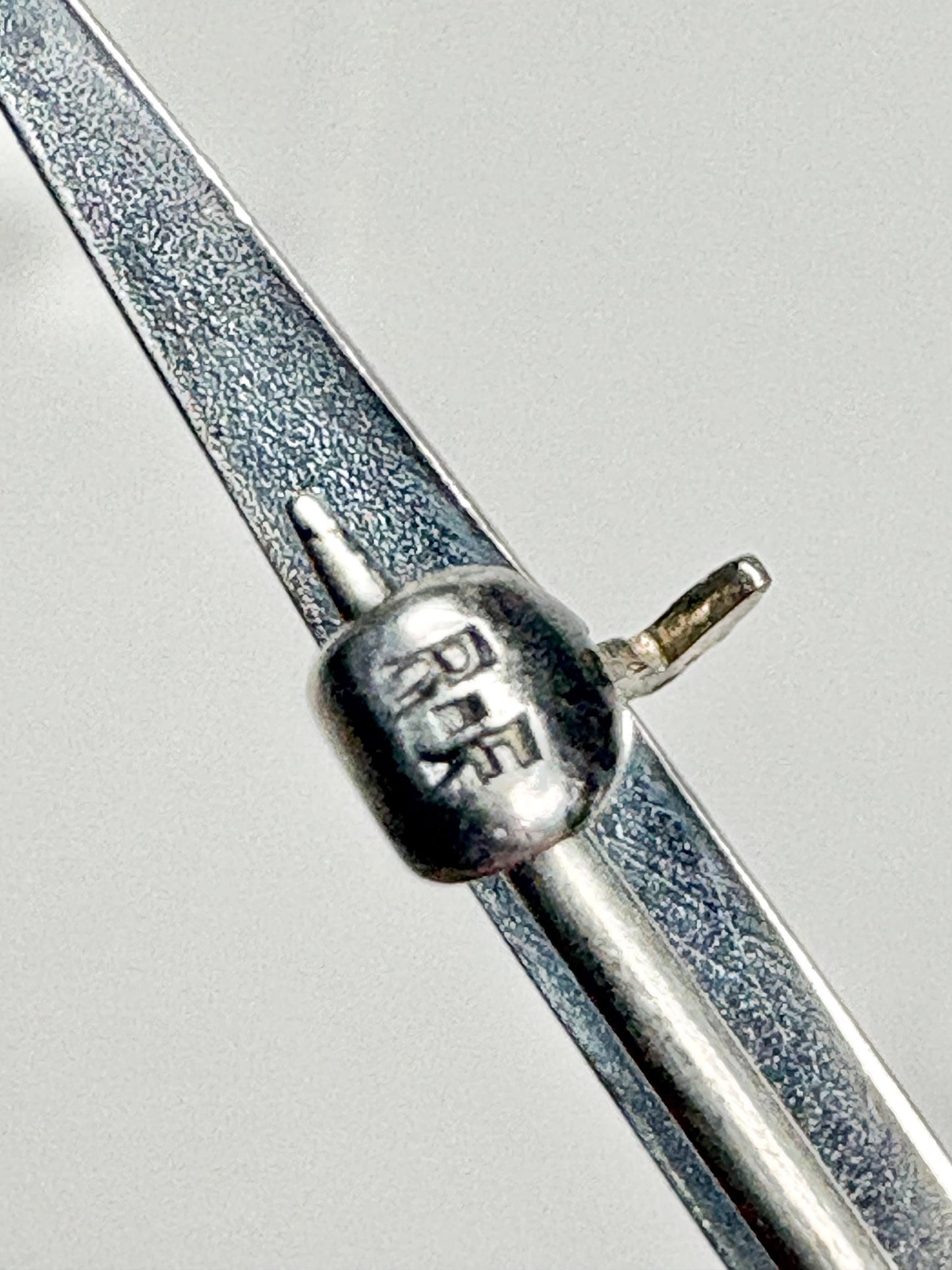 Art Deco Comet Brooch Sterling Silver - NewLifeJewelryVault
