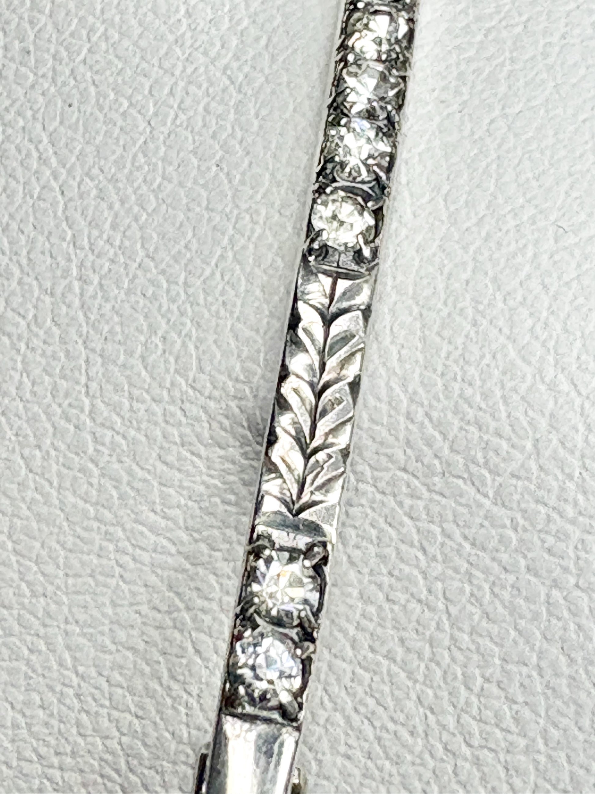 Art Deco Comet Brooch Sterling Silver - NewLifeJewelryVault
