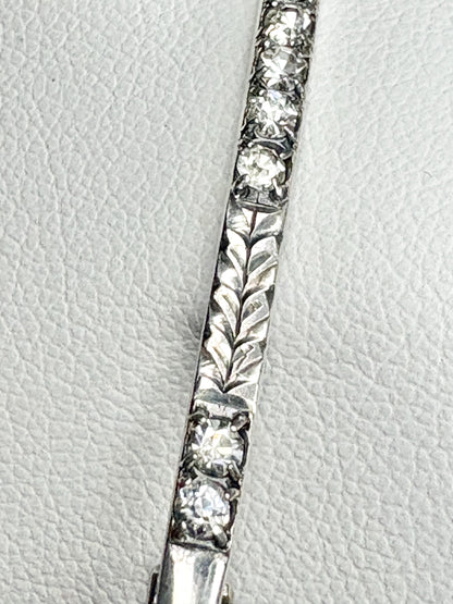 Art Deco Comet Brooch Sterling Silver - NewLifeJewelryVault