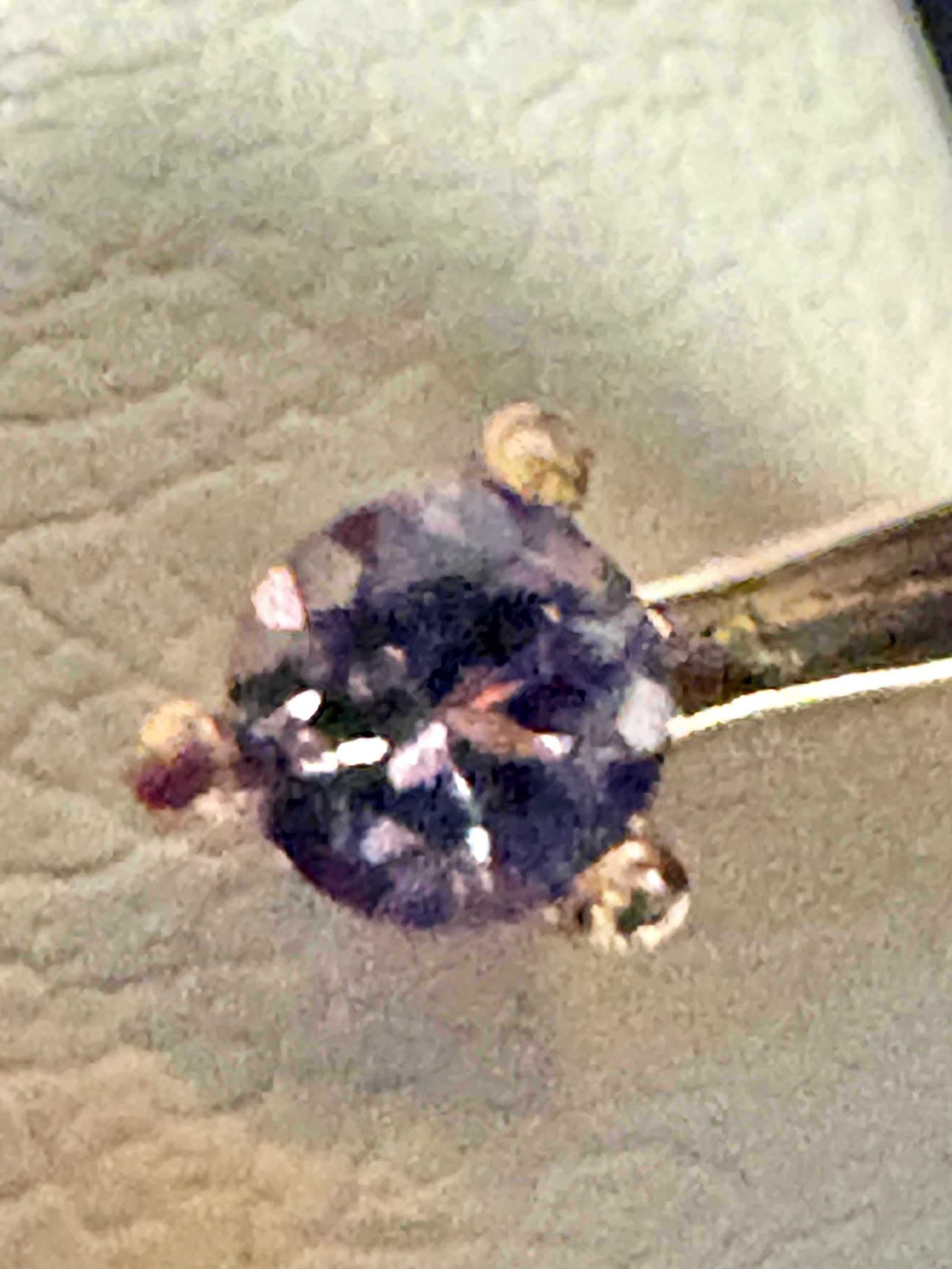 Madagascar Rainbow Moonstone and Color Change Garnet Open Ring 10k Rose Gold size 6.75 - NewLifeJewelryVault