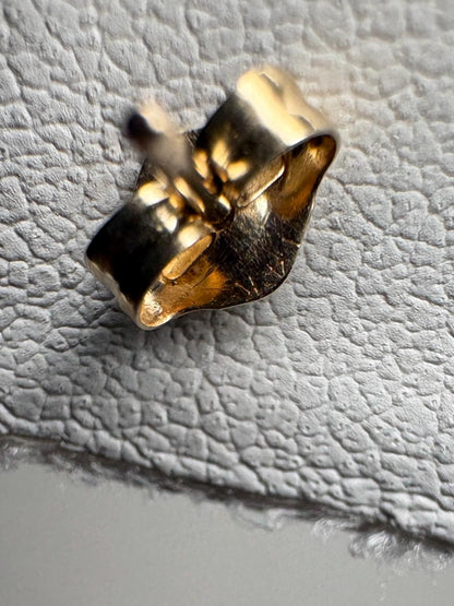 Demantoid Garnet Stud Earrings 14k Gold 4mm - NewLifeJewelryVault