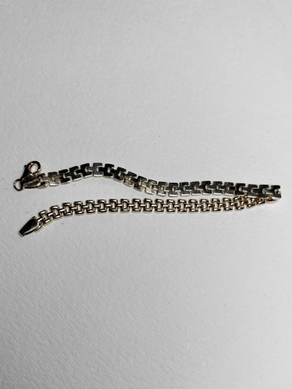 Panther Link Bracelet 14k Gold 6.6g Hollow 7.5" - NewLifeJewelryVault