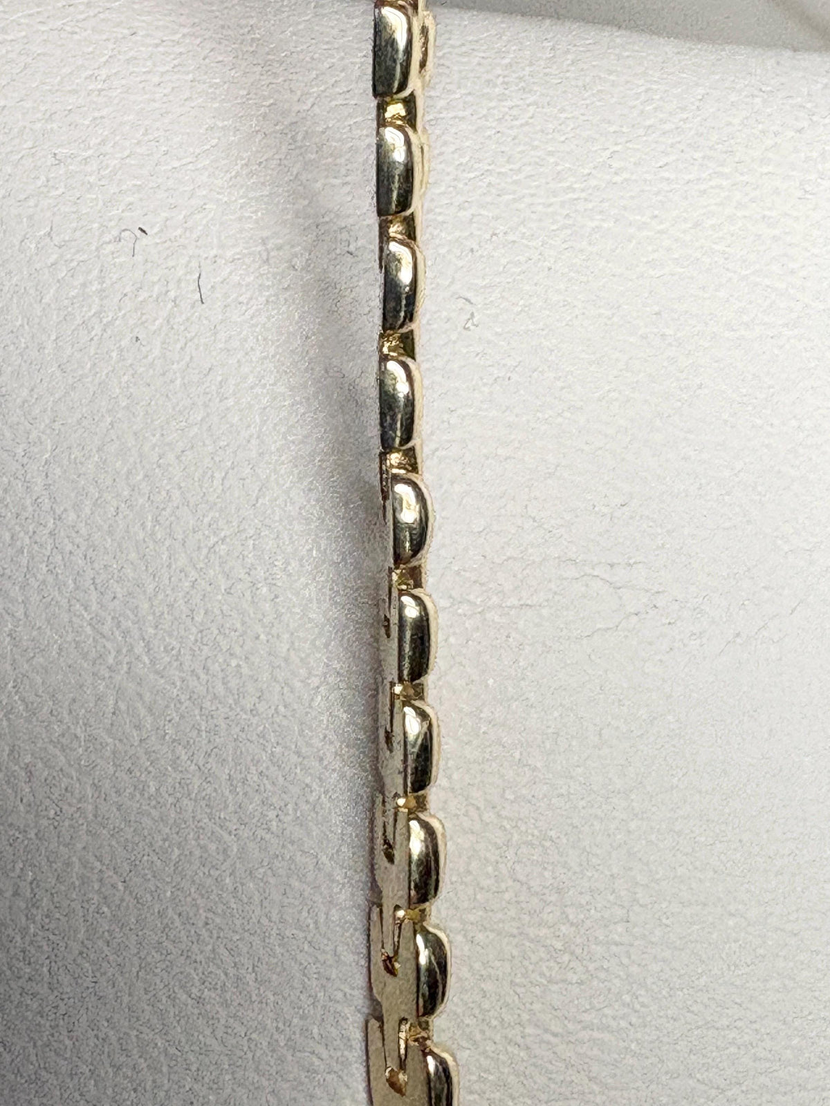 Panther Link Bracelet 14k Gold 6.6g Hollow 7.5" - NewLifeJewelryVault