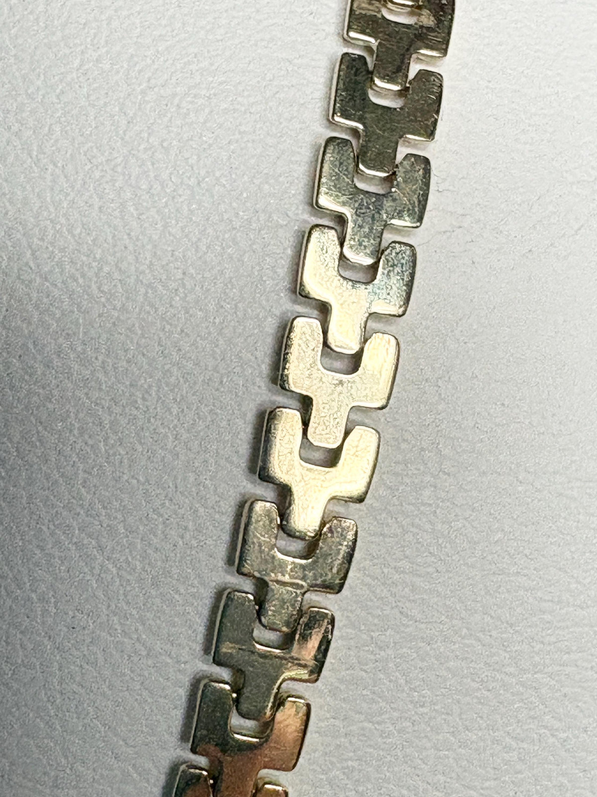 Panther Link Bracelet 14k Gold 6.6g Hollow 7.5" - NewLifeJewelryVault