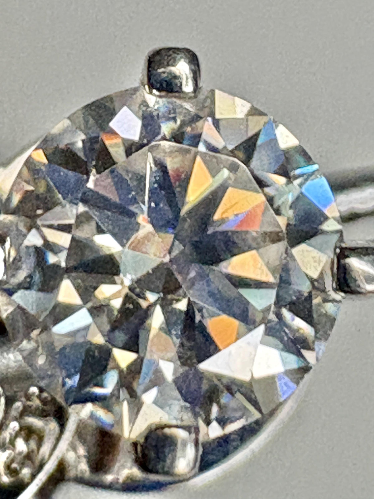 2ctw Moissanite Stud Earrings Sterling Silver 6.5mm - NewLifeJewelryVault