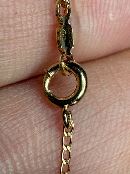 Black Hills Gold Leave Grapevine Pendant in 10k With 14k Chain 18" - NewLifeJewelryVault