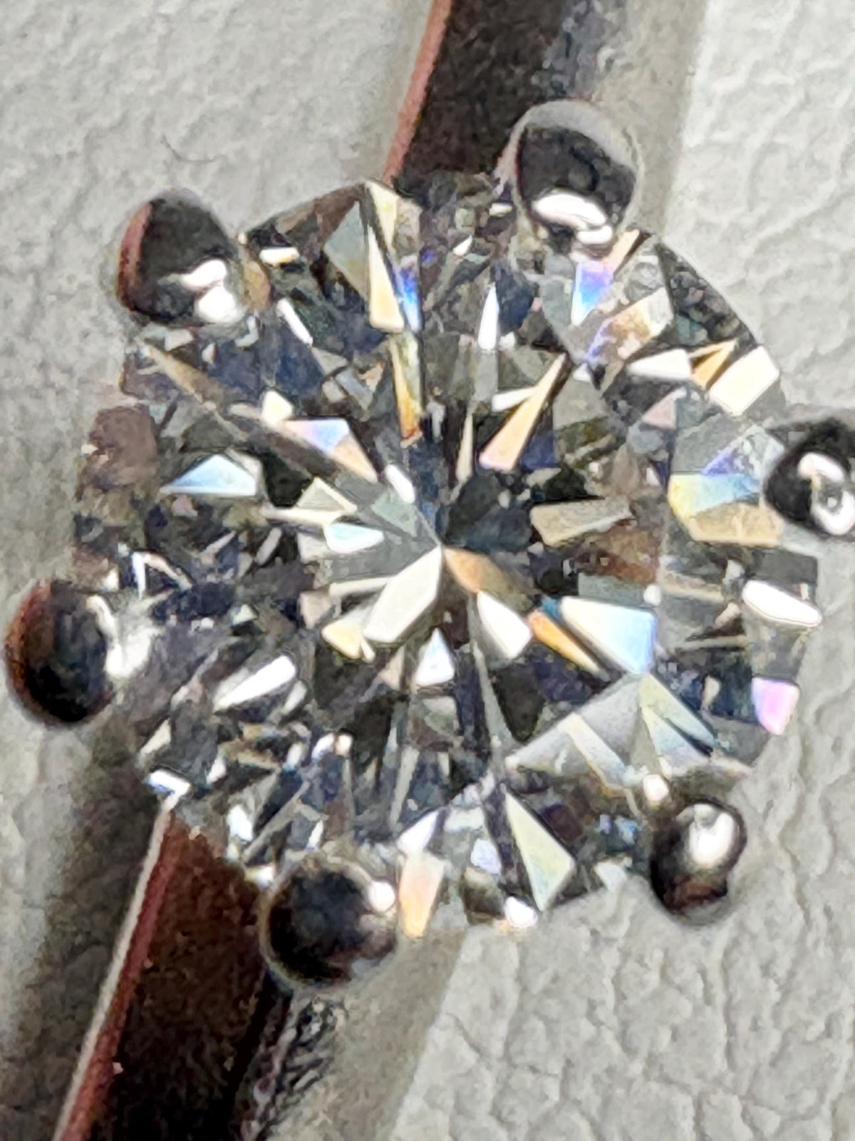 Natural Diamond Solitaire 6mm in 6 Prong Knife Edge Solid 950 Platinum band Ring size 7.25 - NewLifeJewelryVault