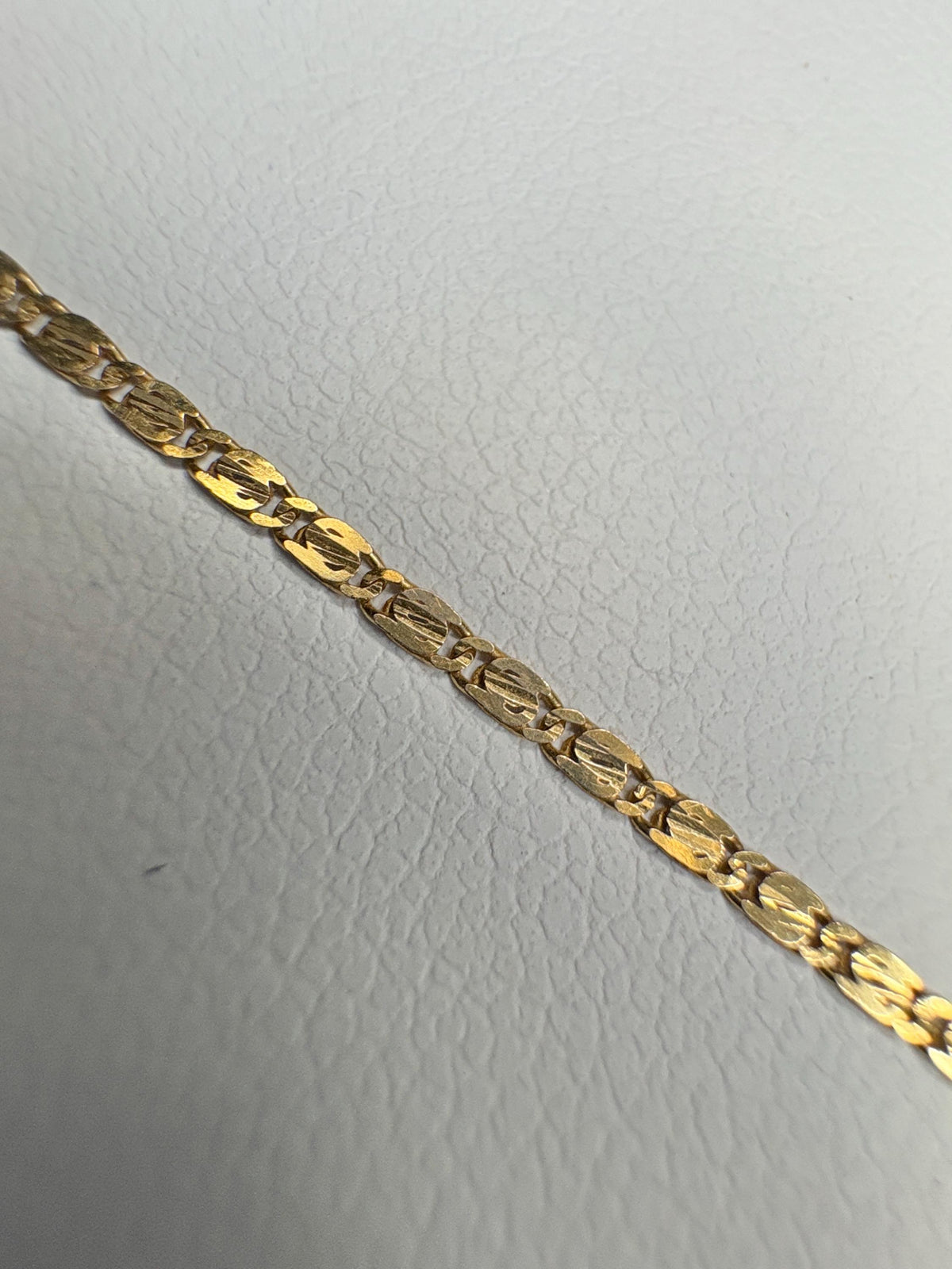 Black Hills Gold Cross Pendant 10k on a 14k Gold Fancy Link Chain 18" - NewLifeJewelryVault