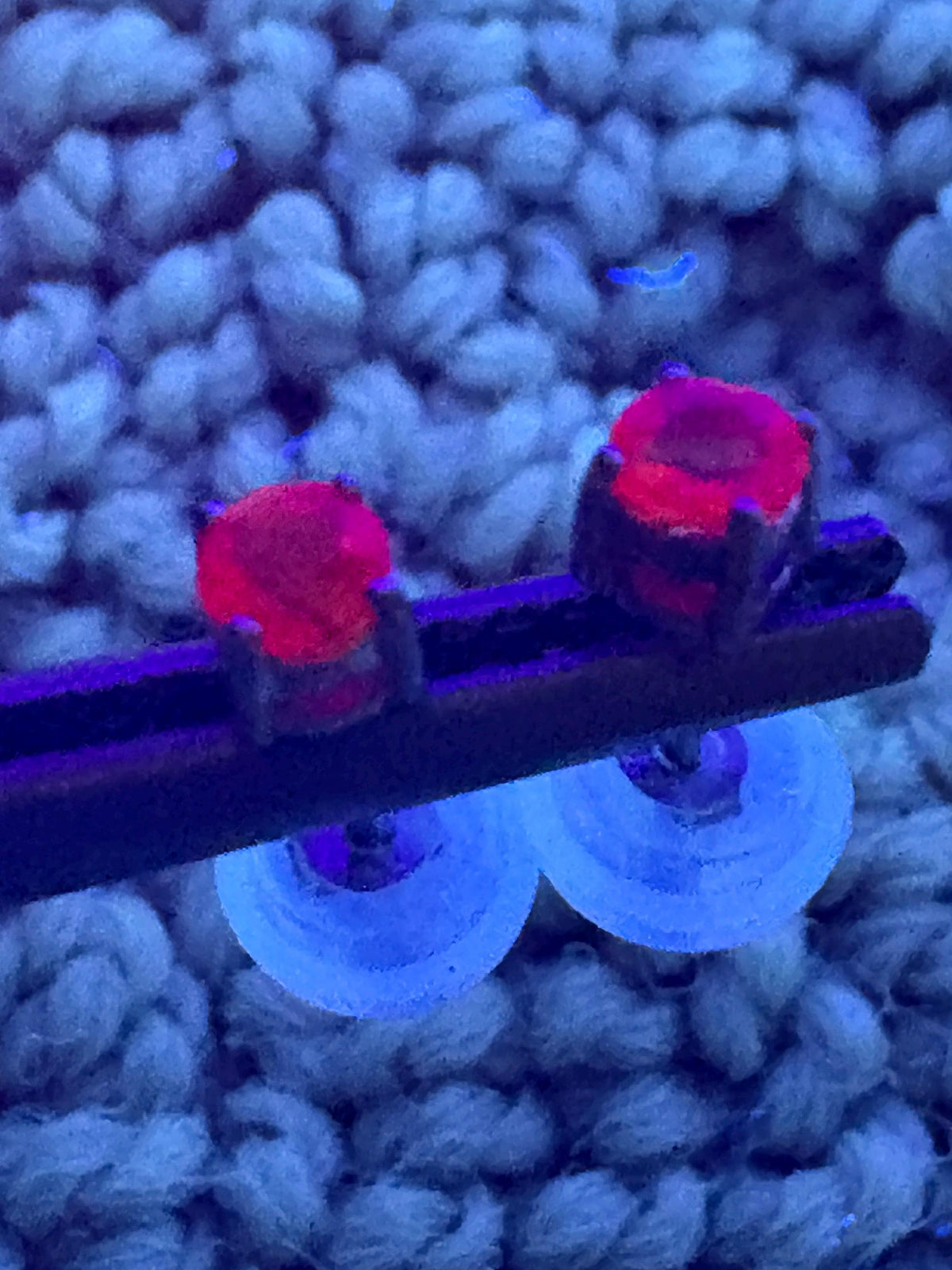 Small Ruby Stud Earrings in Solid 14k White Gold 2.89mm - NewLifeJewelryVault